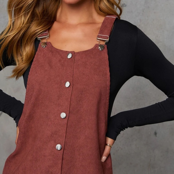 VICI Caribel Corduroy Button Up Mini Dress - Picture 3 of 8